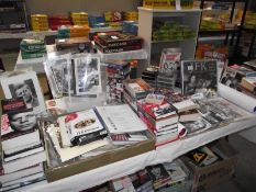 A large selection of books, press photos, printed ephemera, videos etc of JFK,