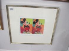 Andy Warhol (1928-1987) Lithographic print Mickey Mouse (Myths),