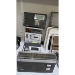2 Grundig cassette players C480 & CN730, A Grundig Satellit 500 and a Phillips radio,