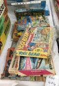 A selection of vintage jigsaw puzzles including Thunderbirds, Z cars, & Yogi Bear etc.