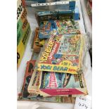 A selection of vintage jigsaw puzzles including Thunderbirds, Z cars, & Yogi Bear etc.