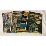 A quantity of Detective comics including issues 402, 408, 441, 438,