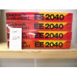 4 German Philips electronic kits EE2040, all sealed inside, being sold as seen,