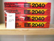 4 German Philips electronic kits EE2040, all sealed inside, being sold as seen,