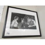 A framed and glazed Beatles Abbey Road 1966 print.