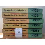6 Philips Compact Electronic Engineer kits EE1051, some components may be missing,