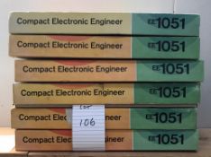 6 Philips Compact Electronic Engineer kits EE1051, some components may be missing,