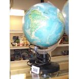 An Italian illuminated globe.
