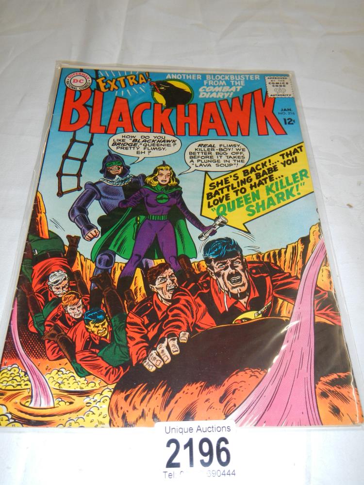 A Blackhawk comic No: 216