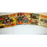 A quantity of DC Superman comics