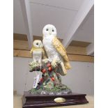 A Juliana collection owl with chick.