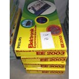 4 German Philips electronic kits EE2003, some components may be missing, being sold as seen.