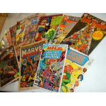 A quantity of good & used Forever People & marvel comics etc.