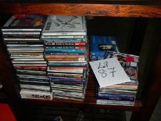 A large quantity of assorted CD's.