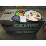 2 Philips chemist kits, CE1400, 1 complete, 1 A/F,