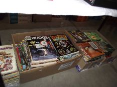 A large quantity of 1960's How & Why hardback and paperback books (magazines) in 3 boxes