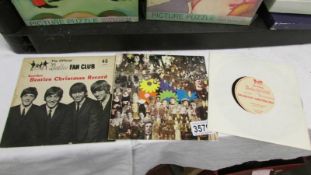 2 Beatles Christmas singles, LYN 757 and LYN 1360.