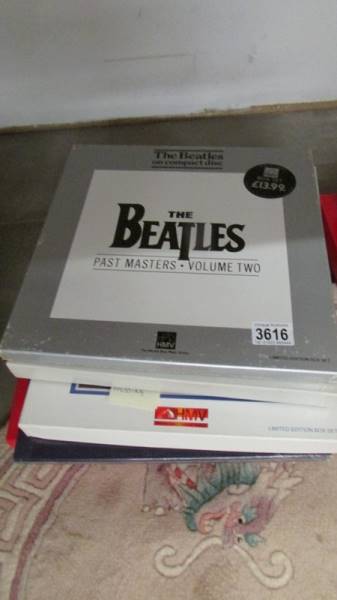 6 Beatles CD boxed sets.