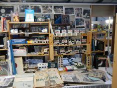 A huge mixed lot of space related memorabilia including Apollo, books, videos, slides,