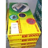 4 German electronic kits EE2003, some components may be missing, being sold as seen.