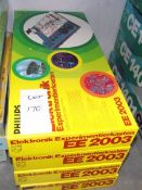 4 German electronic kits EE2003, some components may be missing, being sold as seen.