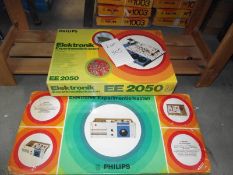 2 Philips electronic kits, EE1003, EE2050, both sealed inside, being sold as seen,