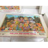 The Beatles Ilustrated lyrics puzzle in a puzzle, complete.