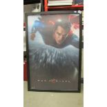 A "Man of Steel" 3D Superman framed print.