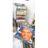 A quantity of Elvis videos.