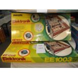 2 Philips electronic experiment kits EE1003 (German),
