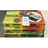 3 Philips electronic kits 2x EE2004 & 1x EE2052 (2 sealed, 1 used) 1 may be missing some components,