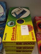 4 German Philips electronic kits, EE2003, some components may be missing, being sold as seen.