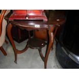 An Edwardian table in good condition.