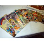 A quantity of Superman comics