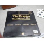 The Beatles compact disc set in black box.