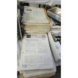 A large quantity of service manuals, trader service sheetgs, Grundig, Ecko, Bush, Phillips etc.