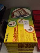 4 German Philips electronic kits, EE1003, some components may be missing, being sold as seen.