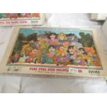 The Beatles Ilustrated lyrics puzzle in a puzzle, complete.