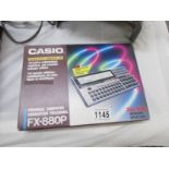 A vintage Casio FZ - 880P, 32kb - 64kb memory, boxed as new, working condition unknown, untested.