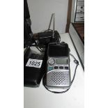 An Icom IC-R3 communication receiver, working.