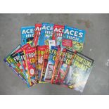 EC Comics Aces High issues 1-5 amd Frontline Combat issues 1-17