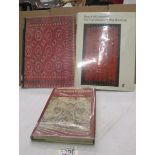 3 books entitles 'European Carpets'. 'Rugs & Carpets of the Orient' and 'Techniques of Rug Weaving'.