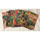 A quantity of Batman comics, issues 191, 192, 193, 194, 195, 196, 197,