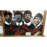 A small Beatles mirror.