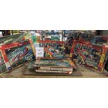 6 Supercar TV jigsaws, 2 made up with boxes, 3 in boxes and 1 empty box,