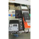 4 Grundig and 2 Phillips cassette players, untested.