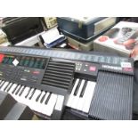 A Hohner PSK45 keyboard a/f and a Yamaha PSS280 keyboard, working.