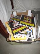 A box of Beatles magazines etc.