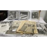 A quantity of JFK assassination newspapers, photographs etc.