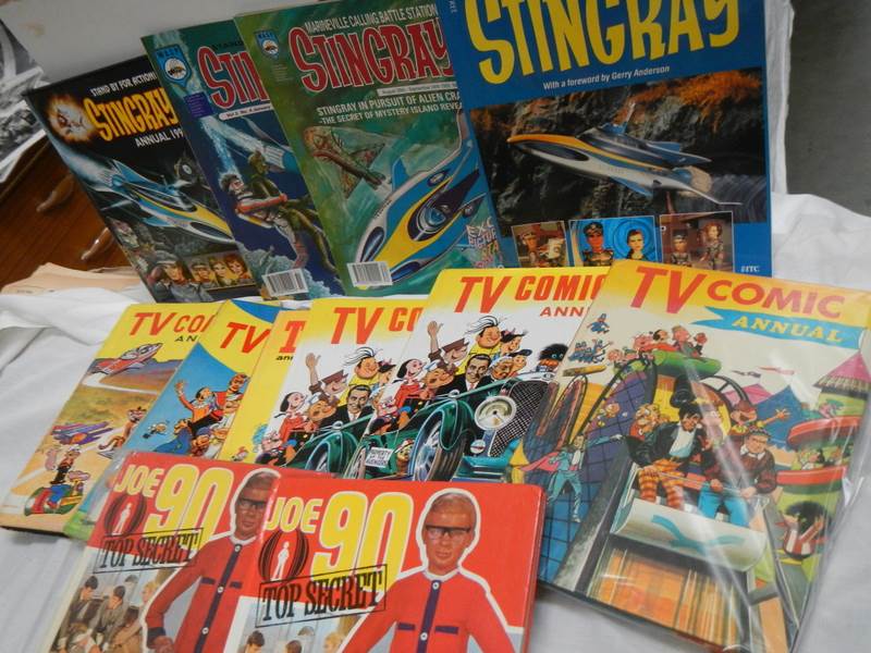 A quantity of annuals including Stingray, TV Comic, Joe 90 etc. - Image 2 of 3